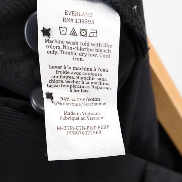 NWT Everlane Men's The Performance Chino Pant Uniform Slim Fit Black 38x30 - Picture 9 of 10